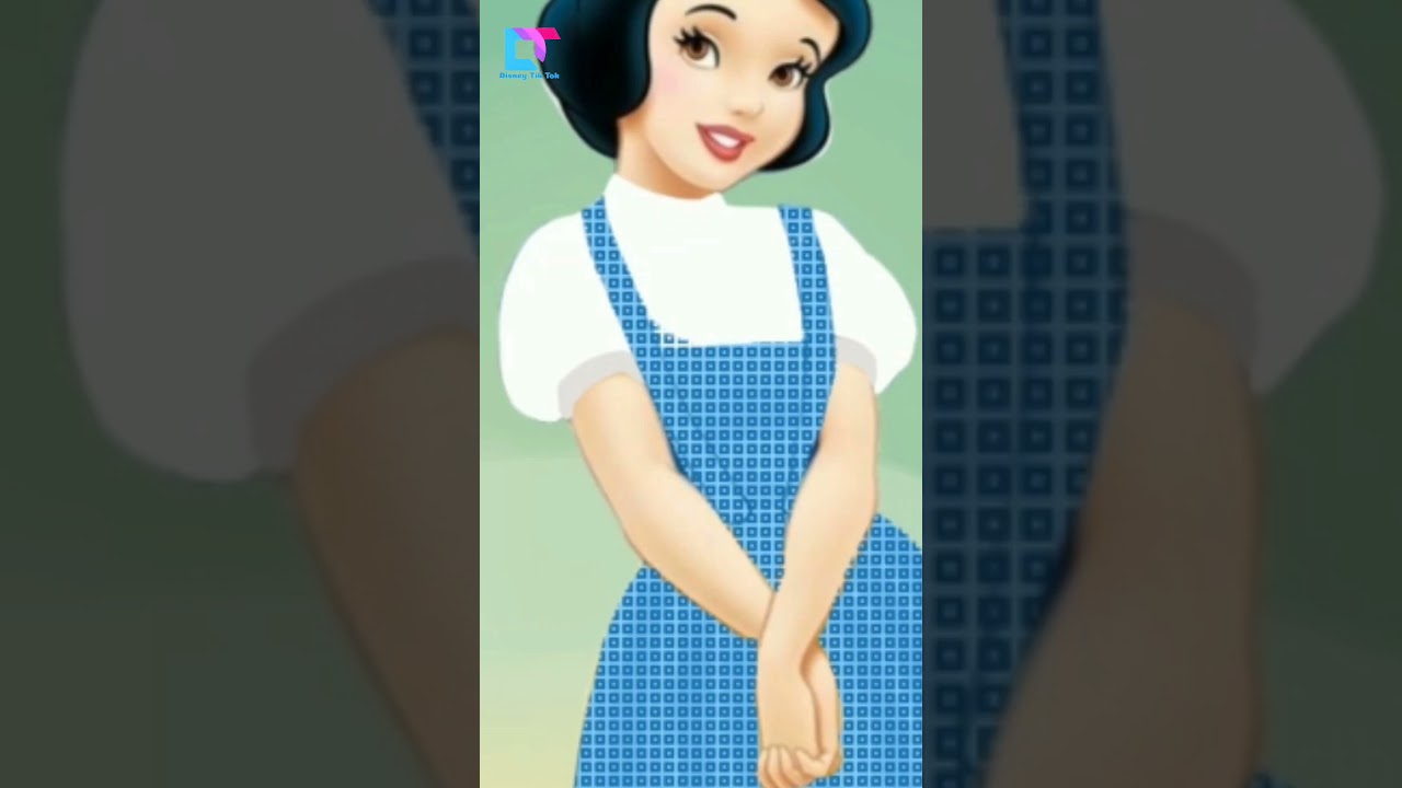 Snow White as Dorothy Disney Princess Glowup Tiktok Cartoon Art Mix