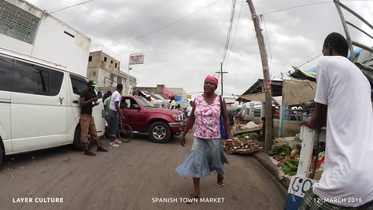 FOOD SHOPPING IN SPANISH TOWN JAMAICA - VLOG 1