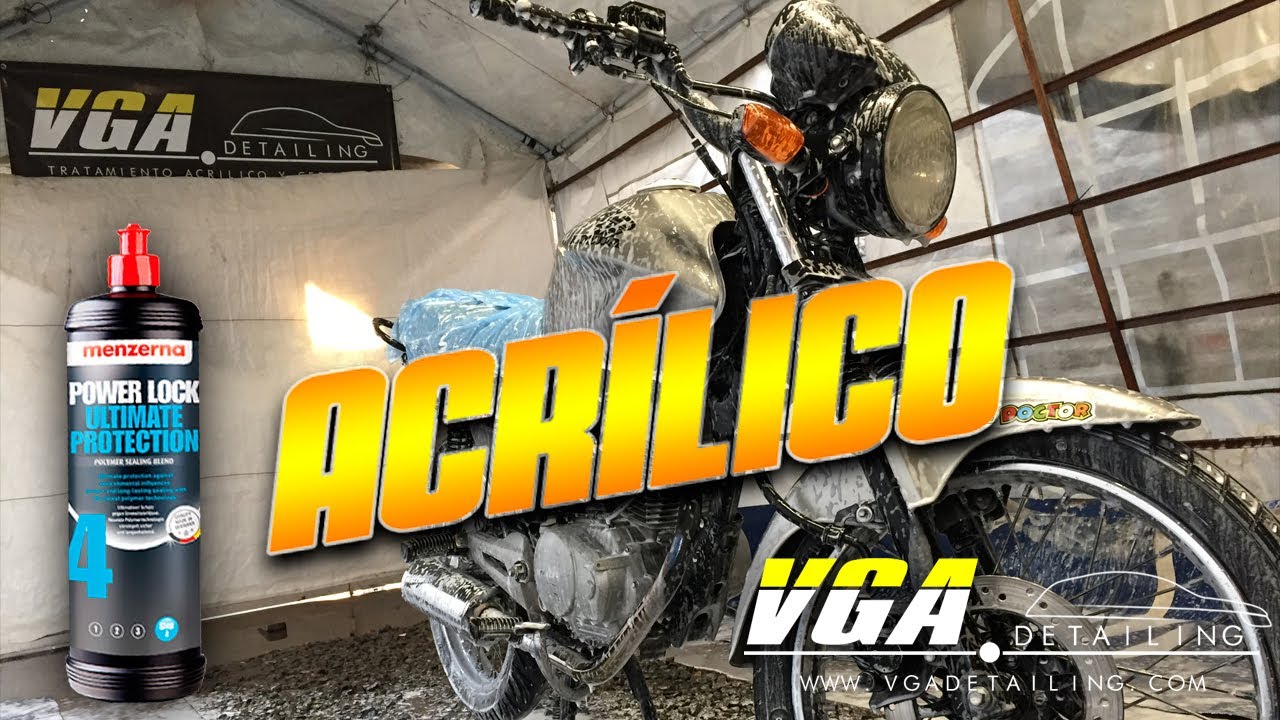 Honda CG Titan Tratamiento Acrílico: Menzerna Power Lock - VGA Detailing