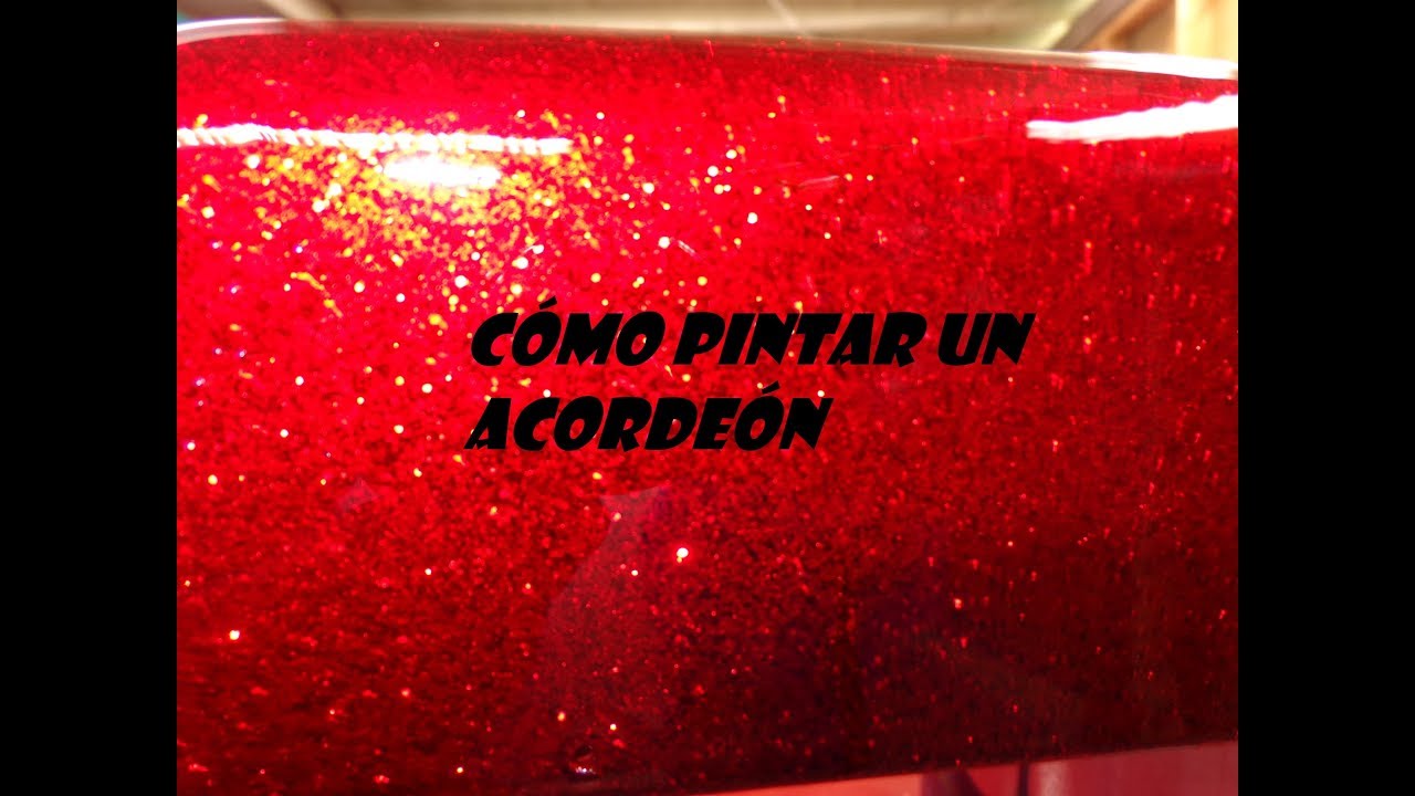 Cómo pintar un acordeón con colores Candy Y Metal Flake