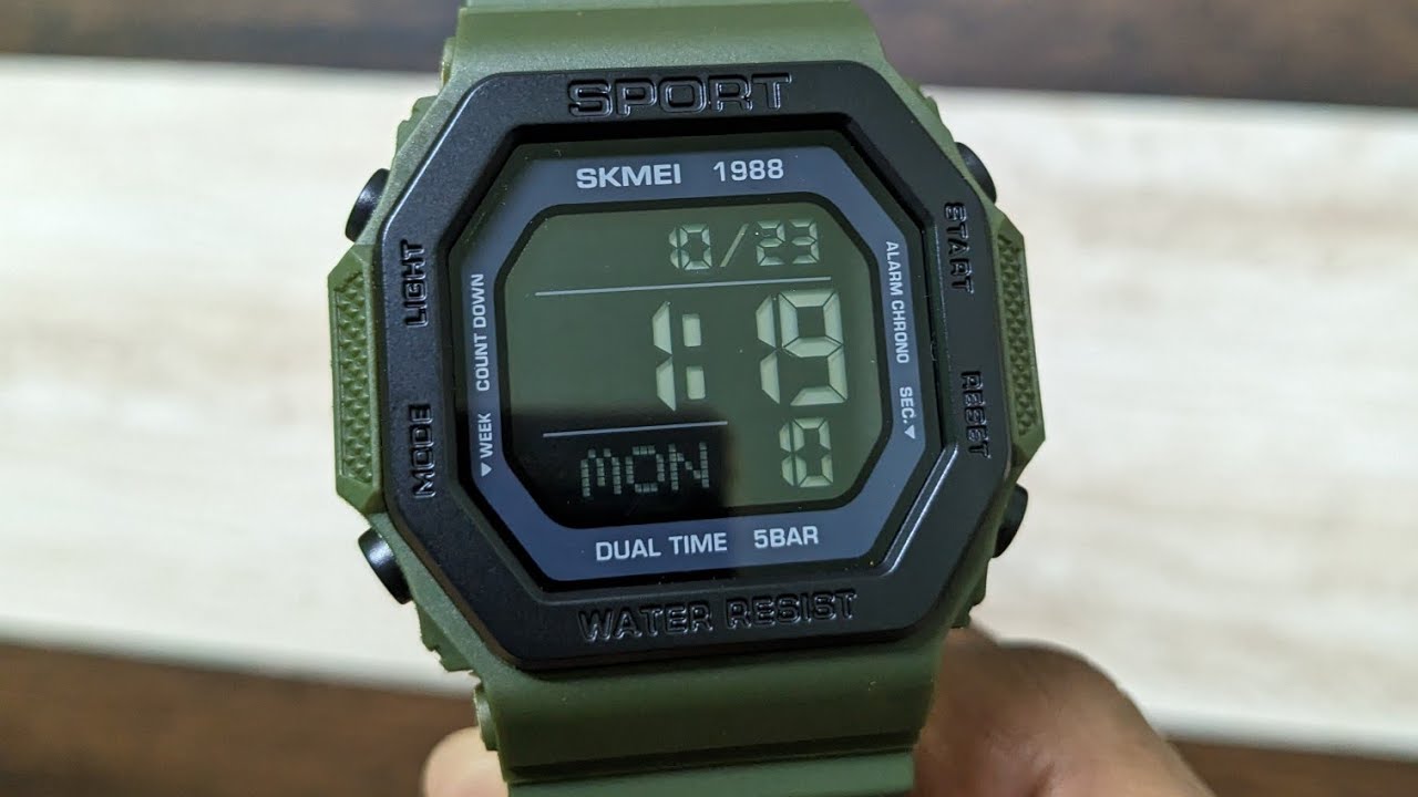 Skmei 1988 digital sports watch - Casio G Shock 5600 copy - Skmei 1988 ಡಿಜಿಟಲ್ ವಾಚ್ ಬೊಂಬಾಟ್ ಐಟಂ