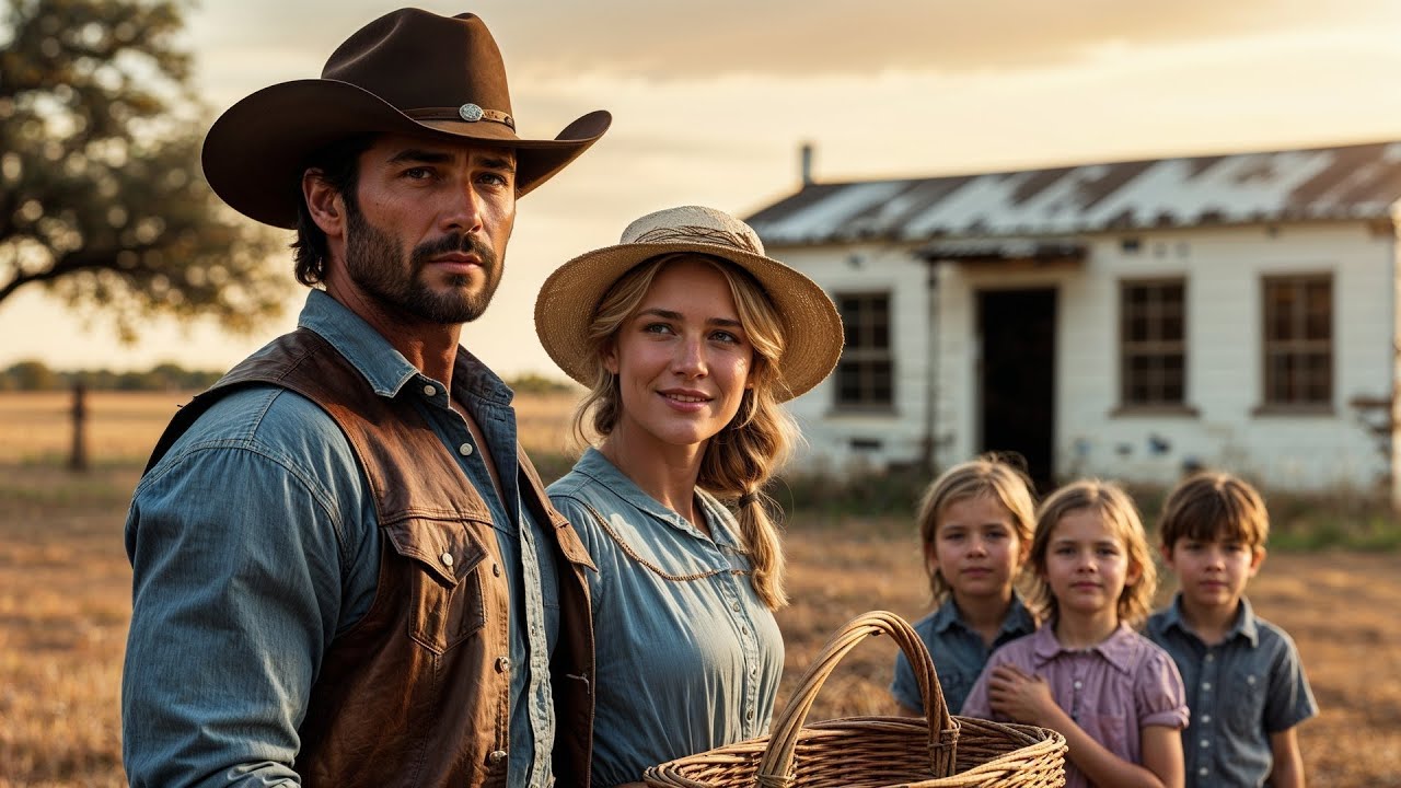 Cowboy Was Left Raising His Brother’s Children, Until She Walked In Carrying Warm Bread and a Smile