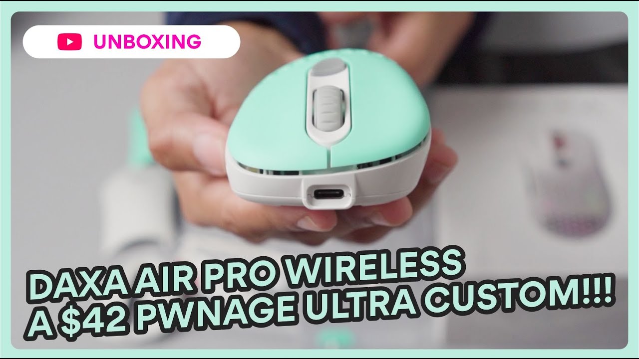 REXUS DAXA AIR PRO WIRELESS Unboxing | $42 PWNAGE ULTRA CUSTOM from Indonesian Brand!!!