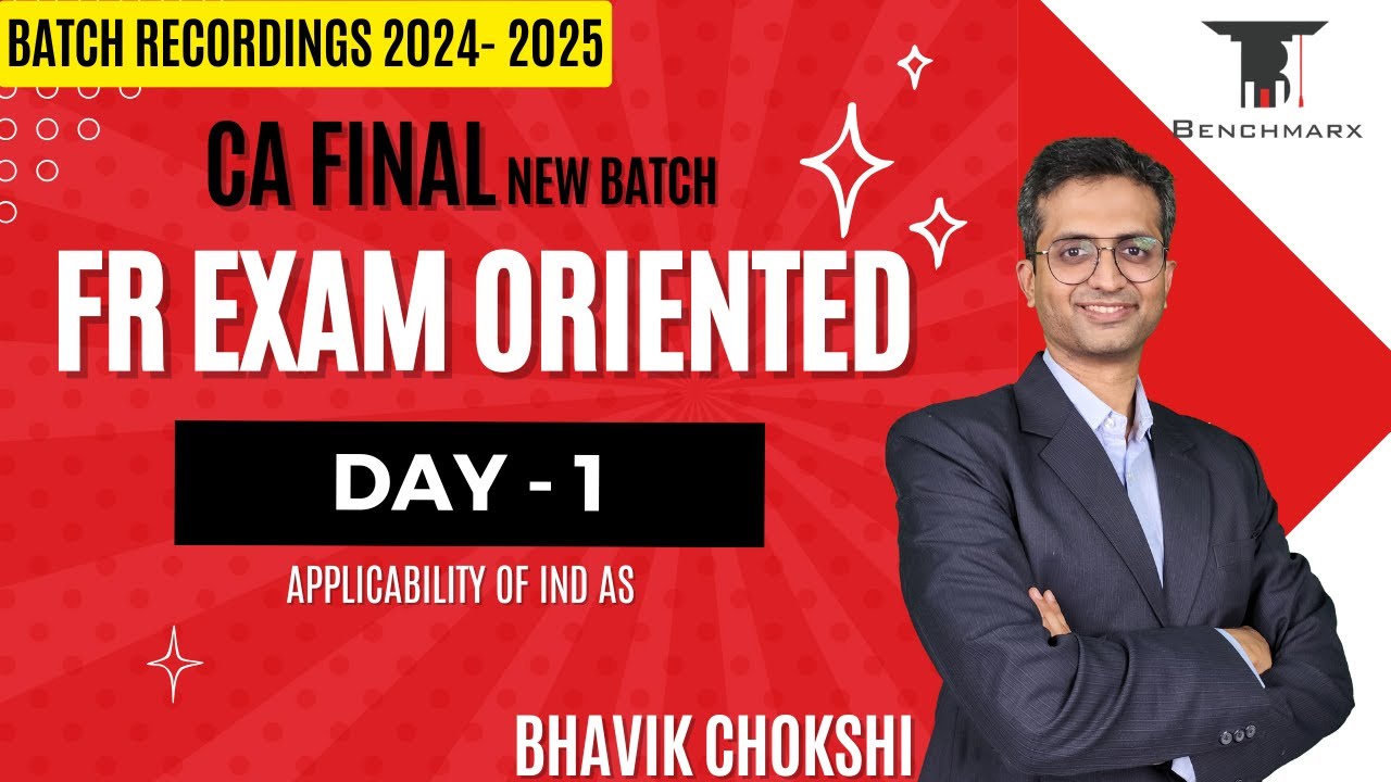 CA Final FR Exam Oriented Demo - Part 1