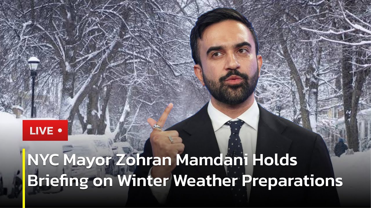 🔴LIVE: NYC Mayor Mamdani Speaks on Winter Storm Preparations | AC1P