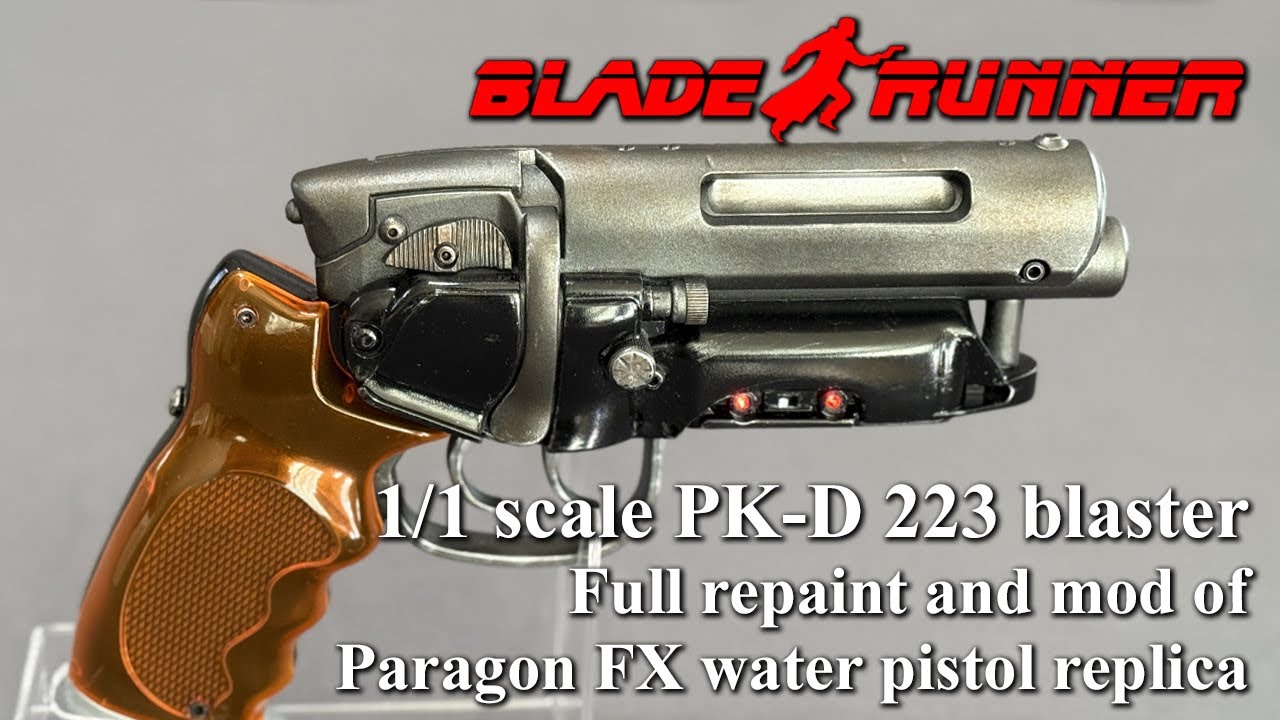 Paragon FX Blade Runner Deckard's Blaster repaint & mod complete BUILD