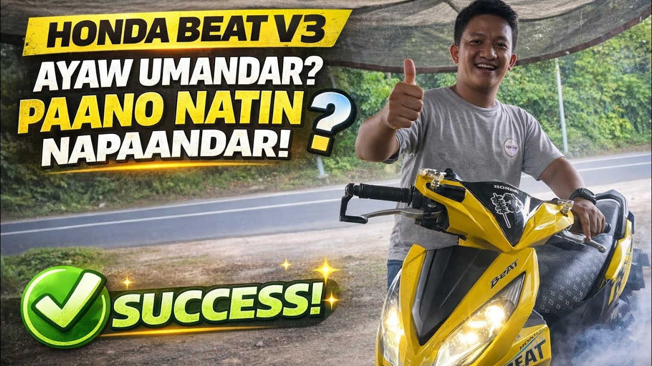 HONDA BEAT V3 WALANG KURYENTE AYAW UMANDAR😭 PAANO PAANDARIN ANG BEAT V3? 🛵