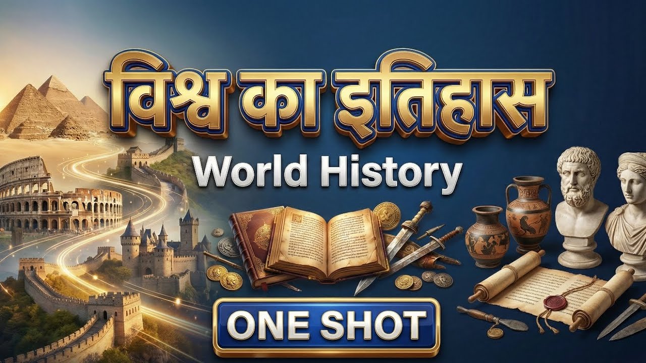 One shot : विश्व का इतिहास | Complete World History | आसान भाषा में | Complete Revision