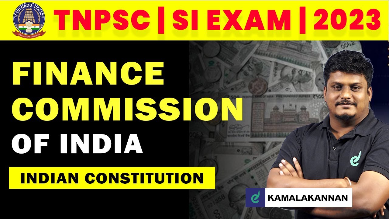 Finance Commission of India - Indian Constitution by Kamala Kannan | TNUSRB SI 2023 | Veranda Race