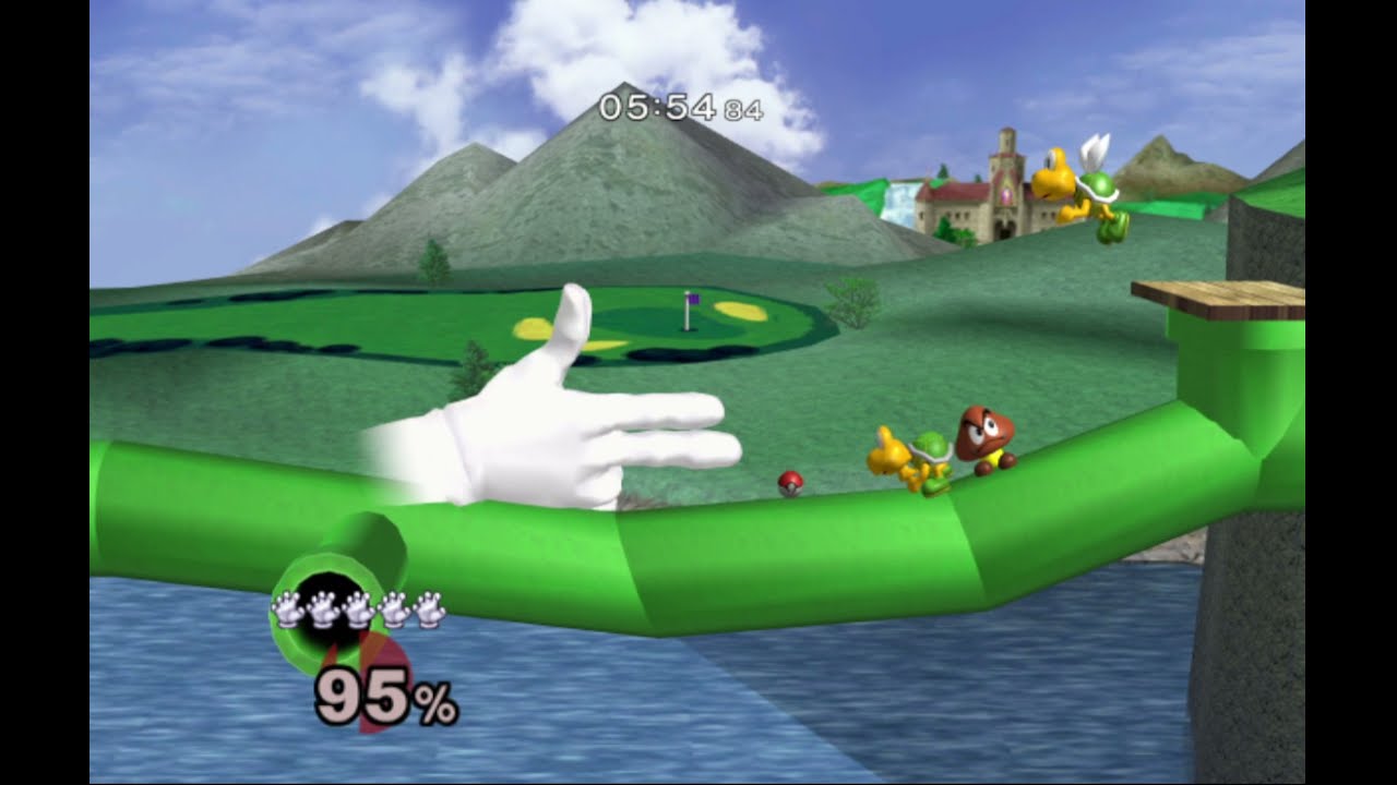 Master Hand Visits the Mushroom Kingdom