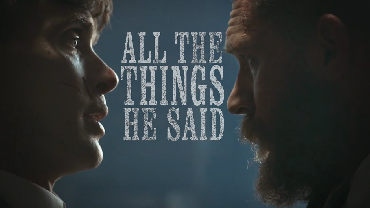 Tommy/Alfie || All the Things He Said [slash]