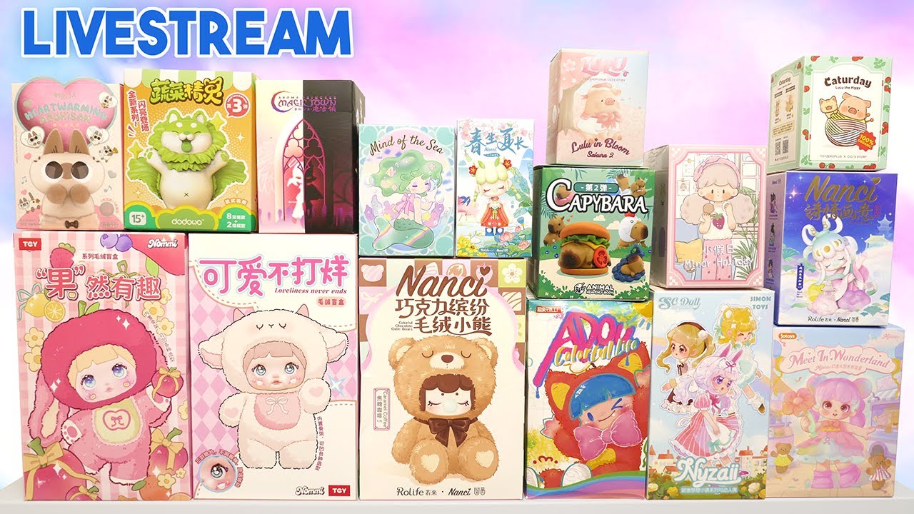 Opening Blind Boxes from Kikagoods! [LIVE TAPING]