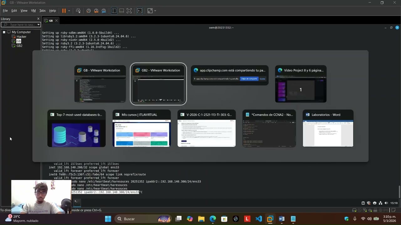 Practica 2: Parte 1: Cluster de Alta Disponibilidad HTTP.