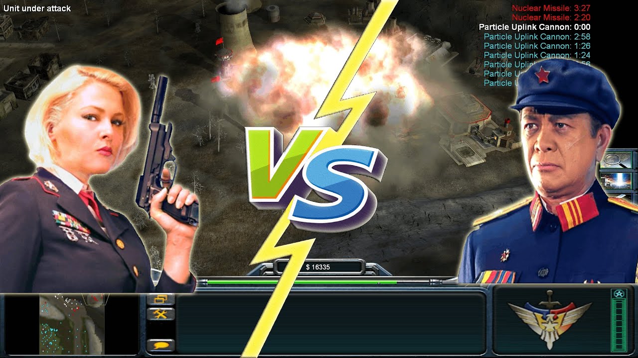 Generals Zero Hour - Challenge - General Alexander vs General Tao - Hard Difficulty