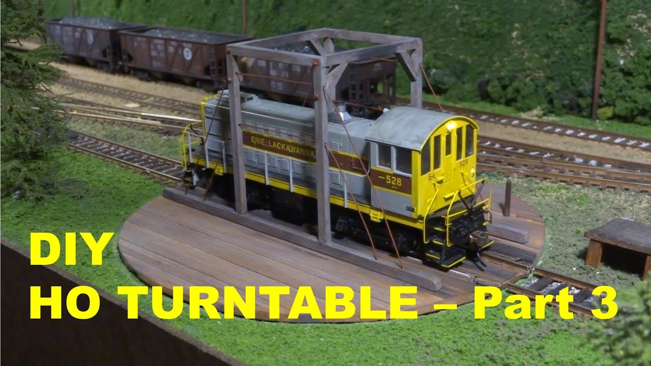 Make your own HO turntable - Part 3