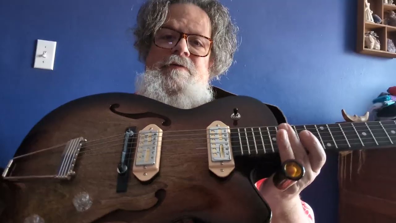 Godin Kingpin TL Lollar Goldfoil with a Hidden surprise by Alfie Smith. 