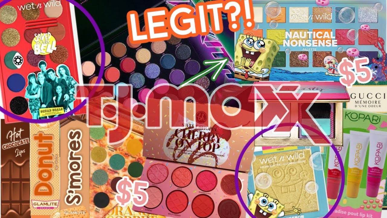 HEAVEN at TJ MAXX | JUST LAUNCHED!! TARTE!! TOO FACED!! SPONGEBOB!! GLAMLITE!! YOU WILL BE SHOCKED.