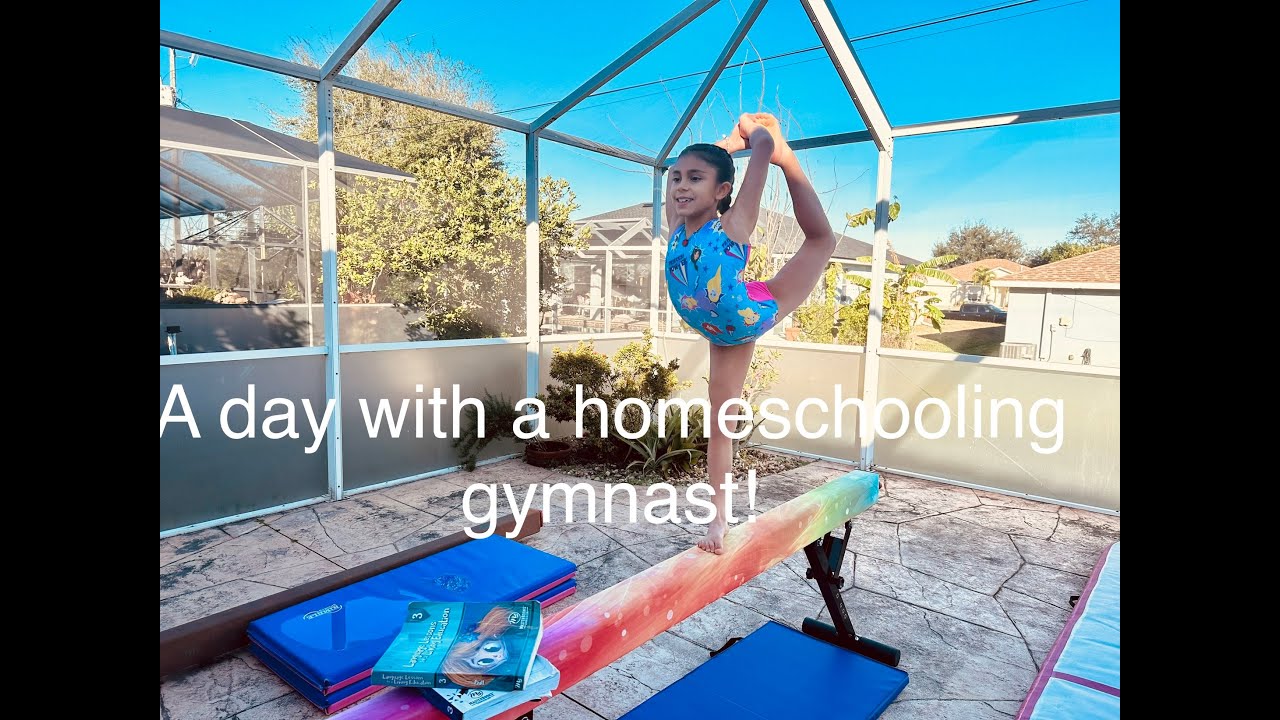 A day with a homeschooling gymnast!