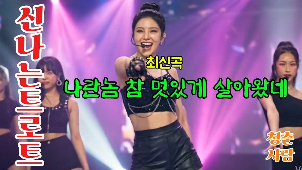 이렇게 신날수가!!! 남녀노소 불문 신나는 퓨전트로트!!   정통트로트와 디스코가 어우러져 신나고 재미있게 만든 노래.언제 어디서 들어도 마음과 어깨가 들썩여지는 노래입니다.