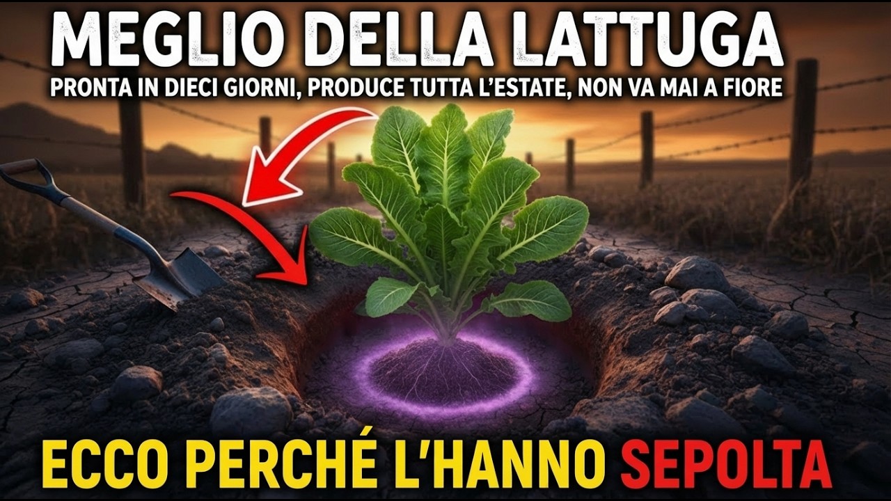 Meglio della Lattuga: Pronta in 10 Giorni e Produce per Tutta l’Estate
