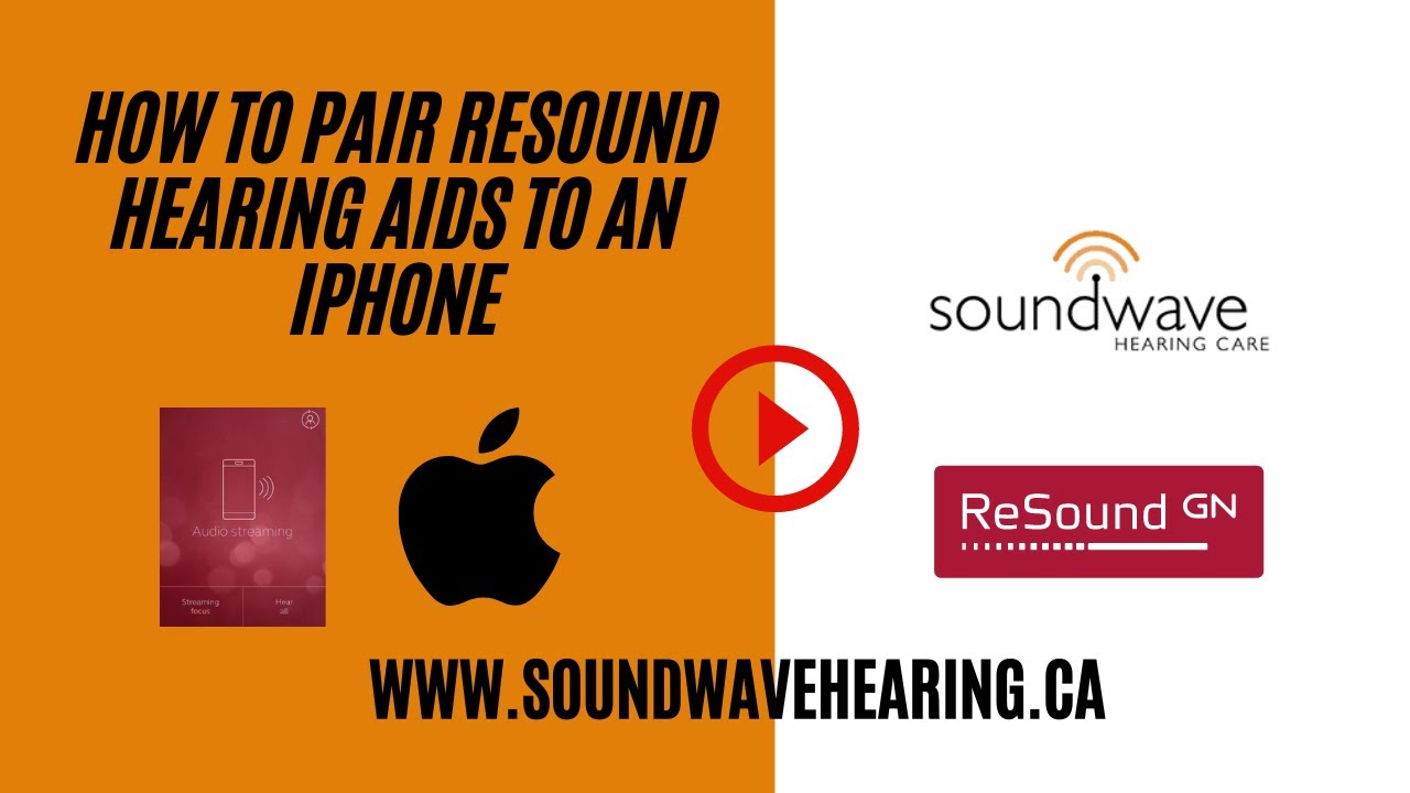 How to Pair ReSound Hearing Aids to an iPhone - Soundwave Hearing Care 🔋 🦻 👂