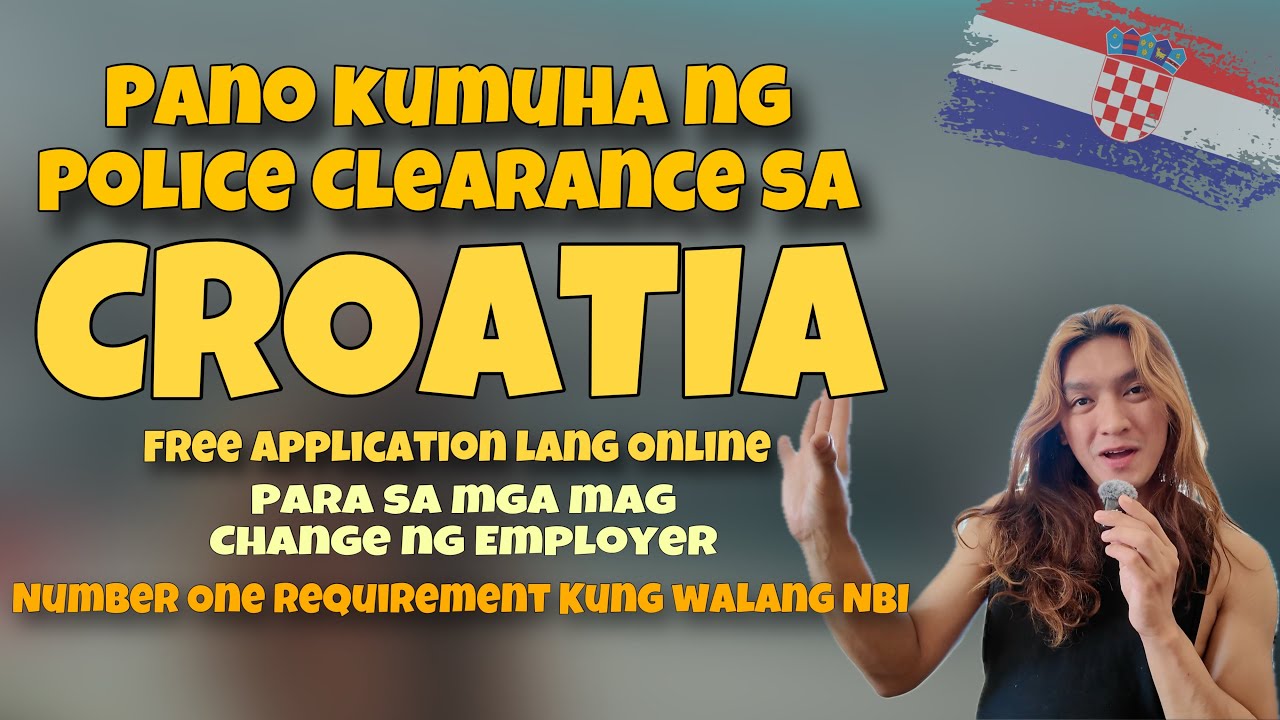 Pano kumuha ng Police Clearance sa Croatia online this 2025?🇭🇷 (Sobrang bilis lang online)