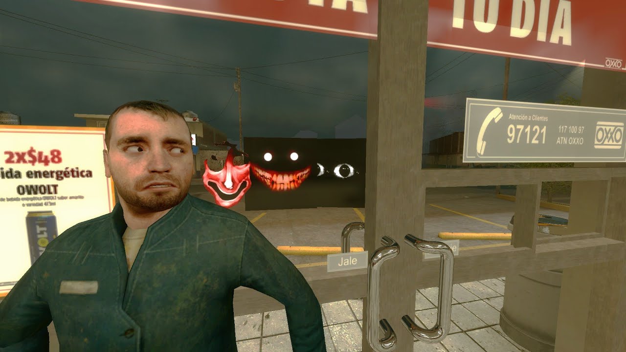 Nextbots in gas station?! | Garry's mod vlog #7