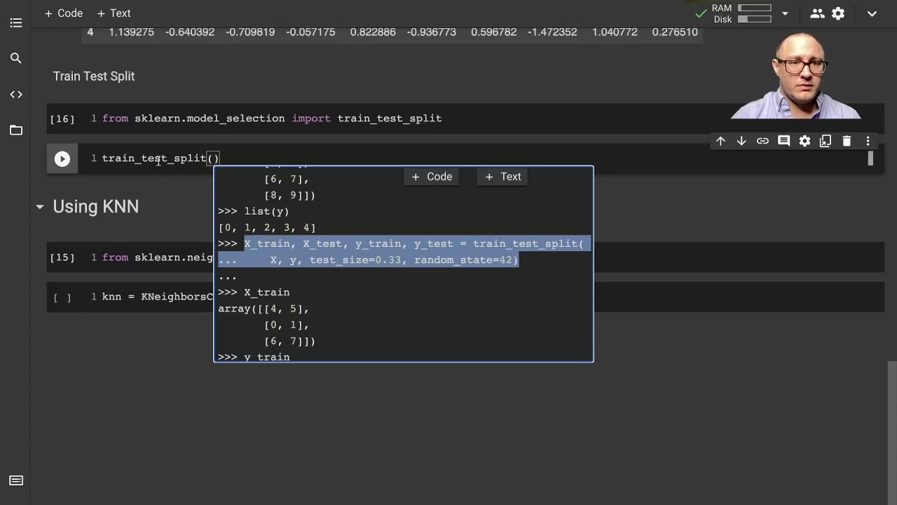 K ближайших соседей с Python