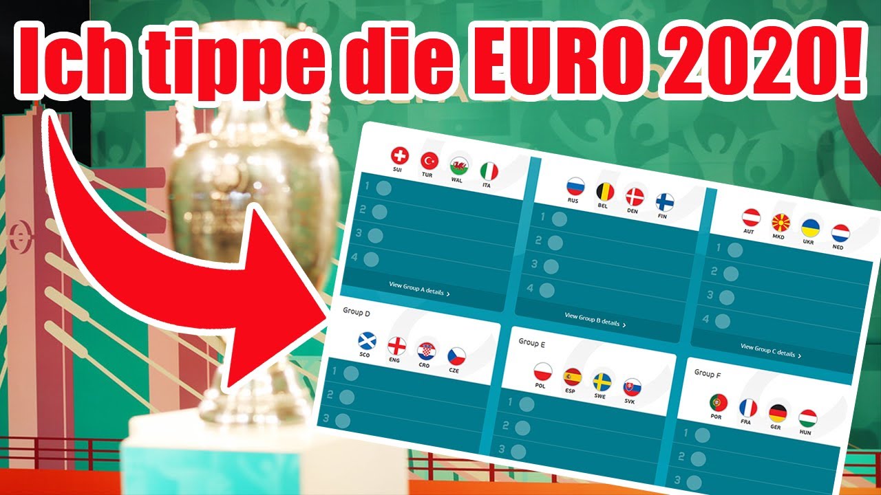 EM 2021 Prognose: Ich tippe die KOMPLETTE EURO 2020!🔮 + interessante FAKTEN