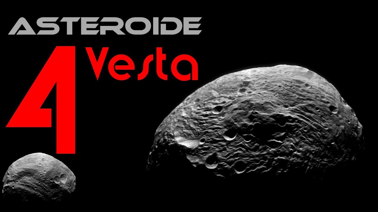 Asteroide 4 Vesta! Montanha Rheasilvia