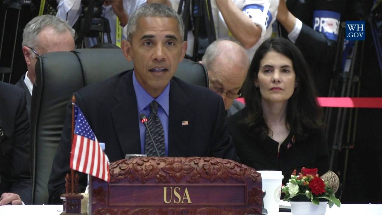 President Obama Attends a U.S.-ASEAN Meeting