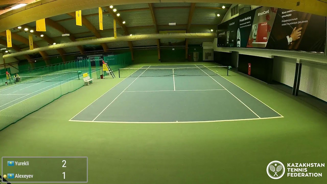 🎾 Корт №2 - Взрослый зимний чемпионат Республики Казахстан (31.01.2026)