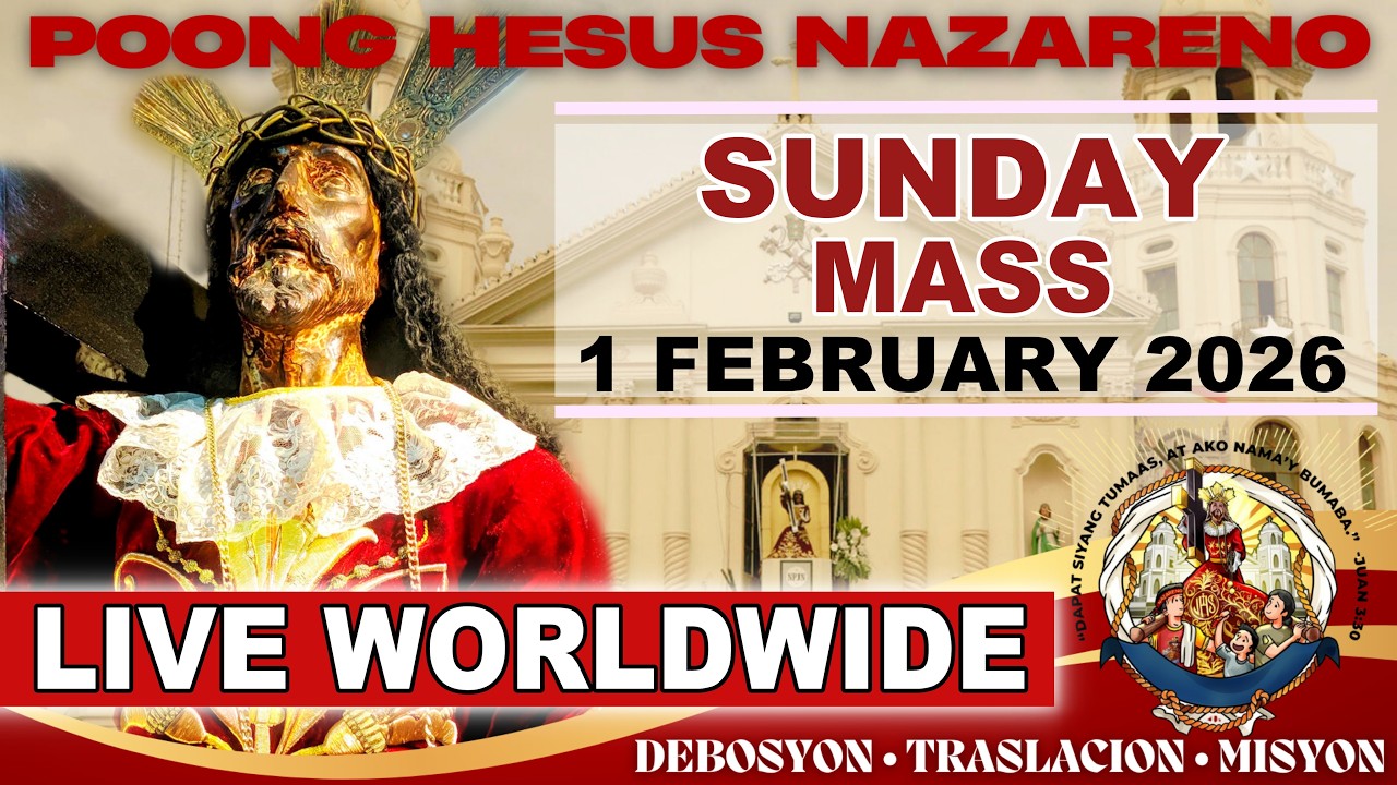 QUIAPO CHURCH LIVE MASS TODAY · 1 FEBRUARY 2026 · SUNDAY MASS