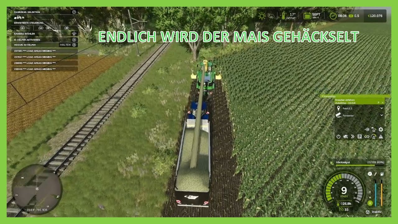 ENDLICH WIRD DER MAIS GEHÄCKSELT | LS25 | #40 | HARZ UND HEIDE