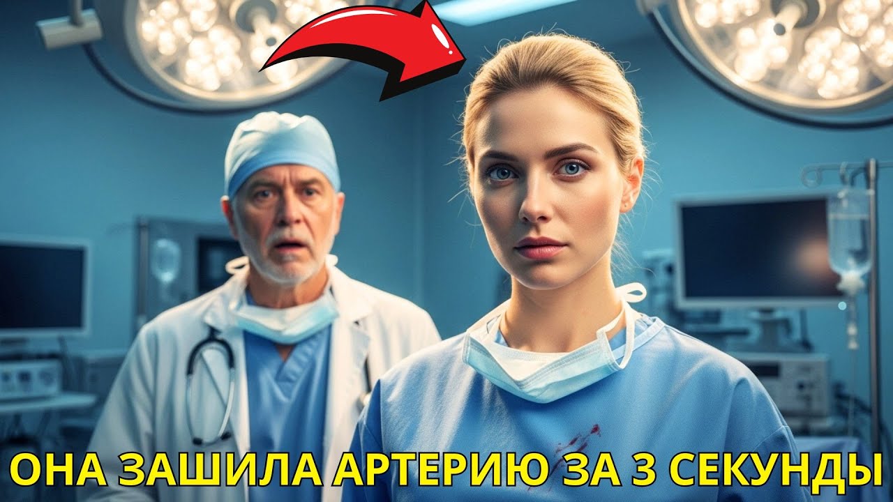 Oна зашила артерию за 3 секунды — и главный хирург понял, кто она на самом деле