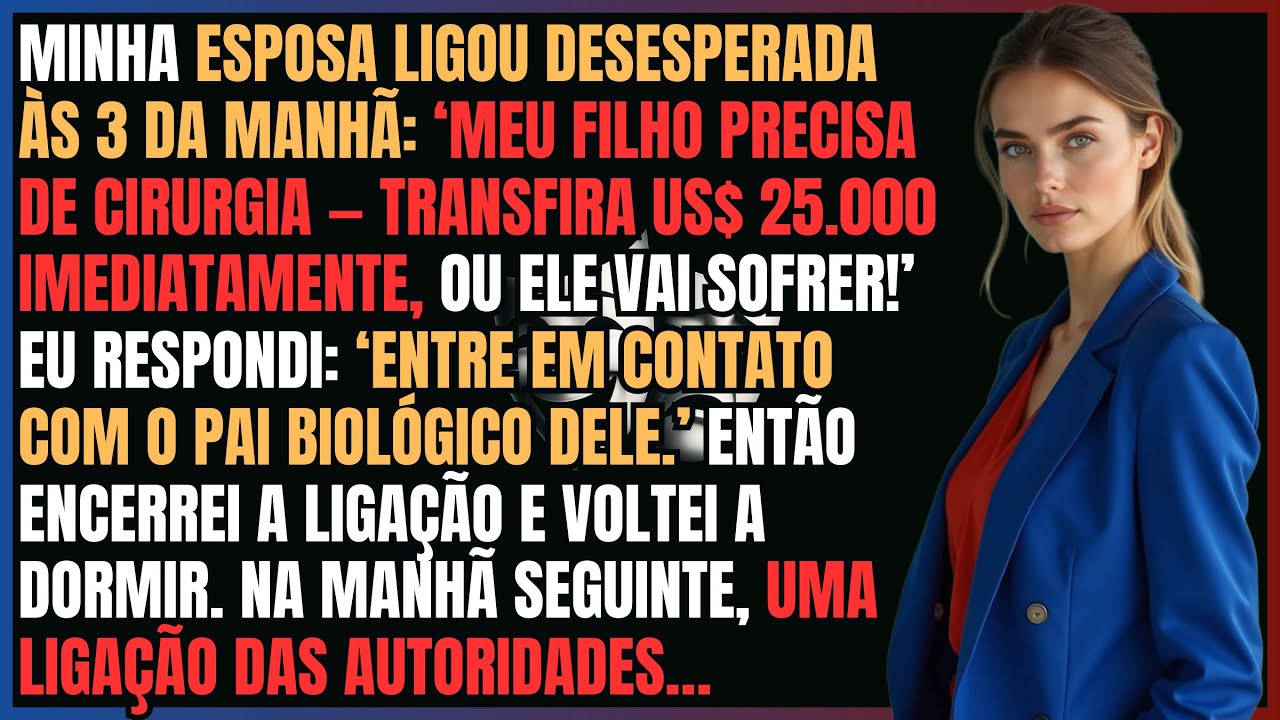 Minha Ex Exigiu $25.000 Pelo Filho Dela de Madrugada — Uma Frase Minha Acionou a Polícia