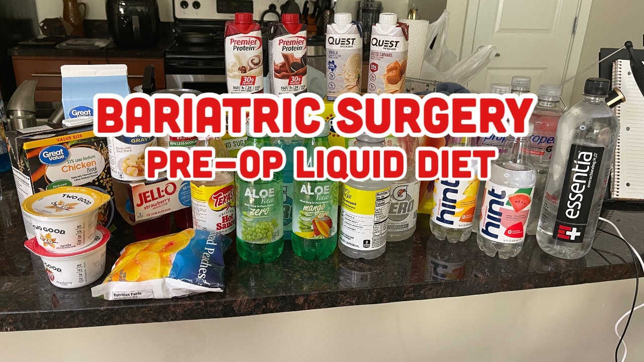 Bariatric Surgery Liquid Diet | Gastric Bypass | Pre-Op