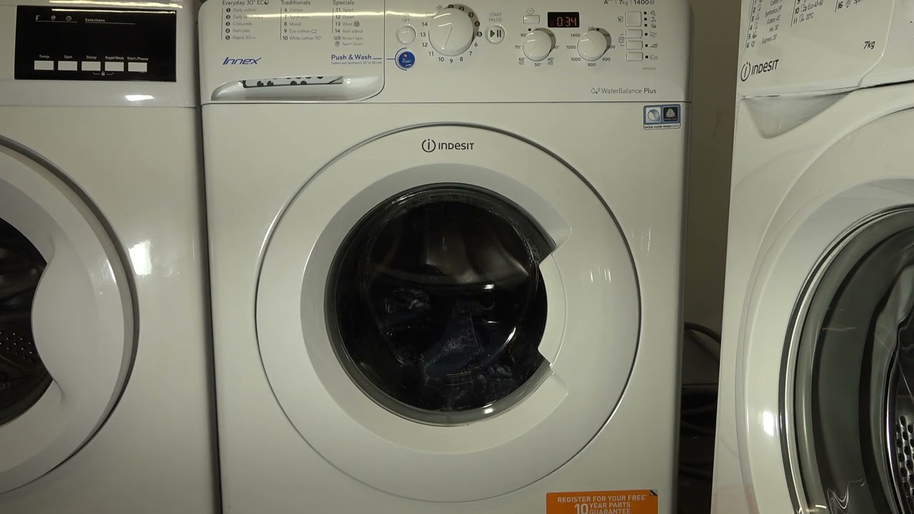 Push and wash 45' - Indesit Innexx BWD71453
