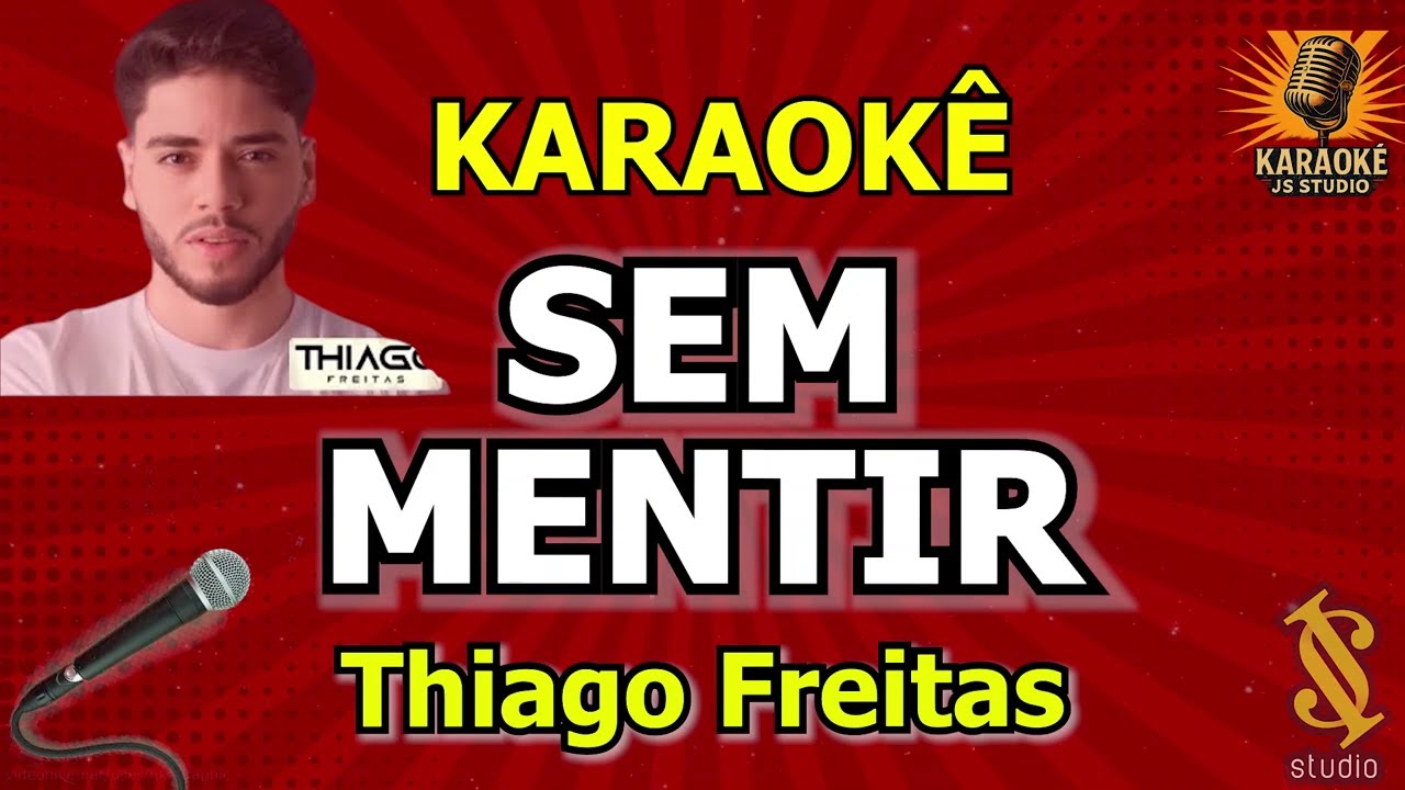 Karaokê Sem Mentir - Thiago Freitas  (PLAYBACK E VS)