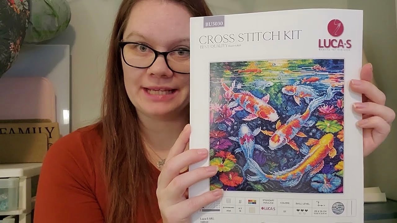 Flosstube #192 -  Counted Cross-Stitch Kit Unboxing and Review #thecraftparadise 