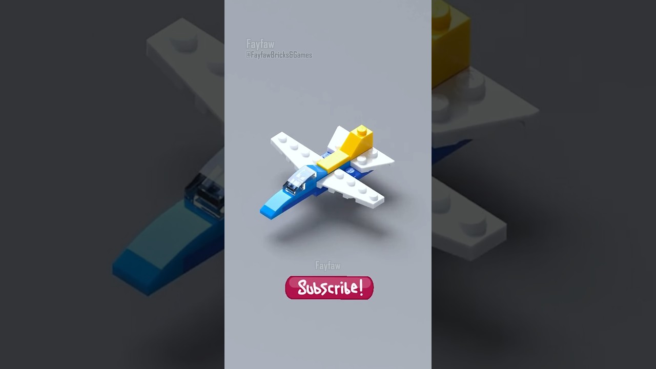 Build a Colorful LEGO Airplane! &ndash; Quick LEGO Sky Adventure!