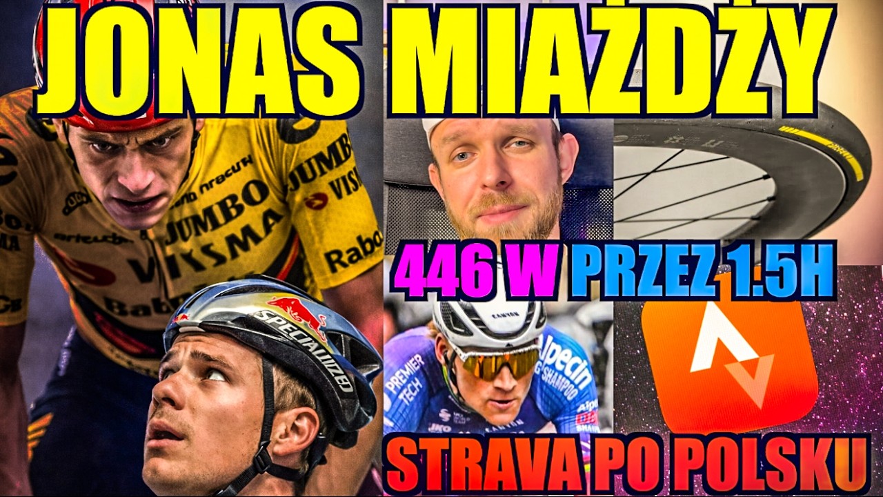 Jonas MIAŻDŻY Remco! 450W przez 1,5h! Zapowiedź Ronde van Vlaanderen! Strava po polsku!