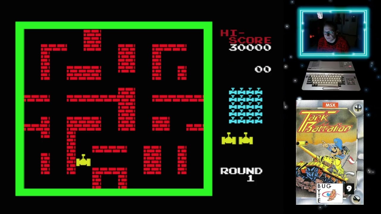 Oggi giochiamo a TANK BATTALION  -  MSX