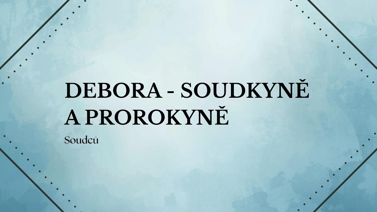 Debora &ndash; soudkyně a prorokyně. Čt 19.3.2026 | Baptist&eacute; Brno
