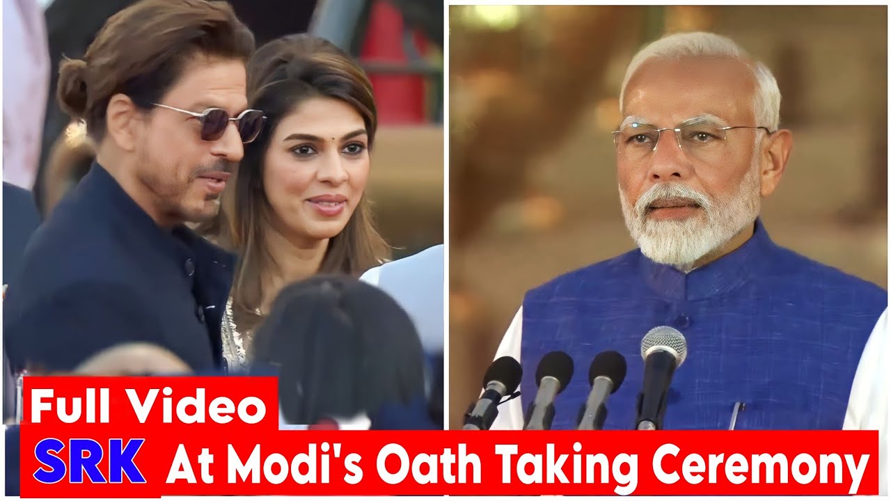 Full Video 🔴 SRK at Narendra Modi 's oath taking ceremony l Shah Rukh Khan