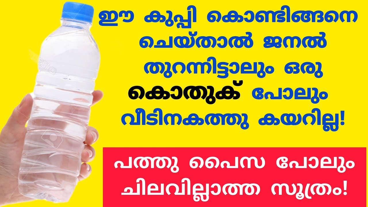 കുപ്പി കൊണ്ട് ഇങ്ങനെ ചെയ്താൽ ജനൽ തുറന്നിട്ടാലും ഒരു കൊതുകു പോലും വരില്ല| Mosquito repellent