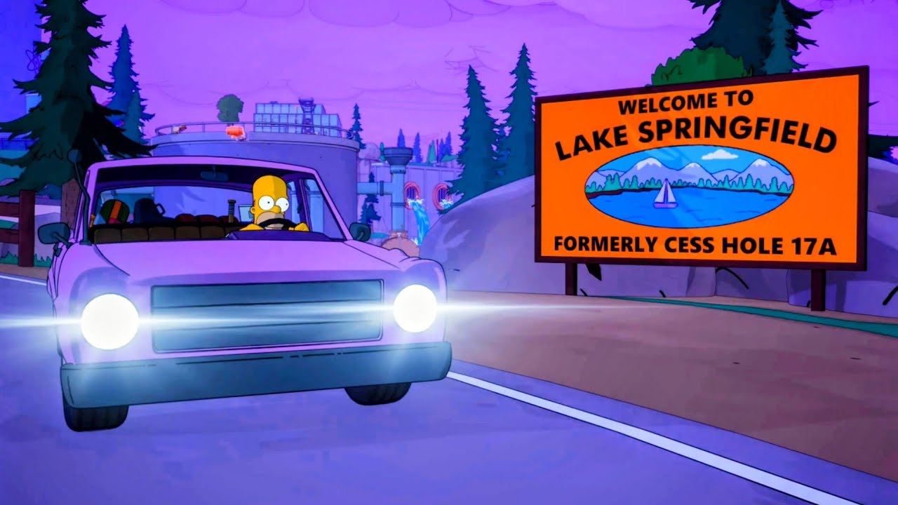 HOMER SIMPSON , KRUSTY THE CLOWN , MR BLASTY , LAKE SPRINGFIELD... | THE SIMPSONS X FORTNITE SEASON 