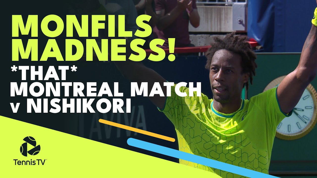 *THOSE* Match Point Saves! Gael Monfils vs Kei Nishikori Extended Highlights | Montreal 2017