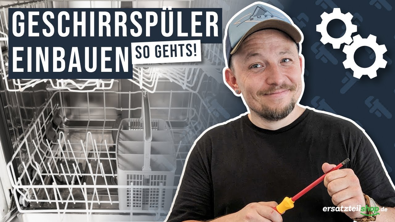 Geschirrspülmaschine anschließen - Geschirrspüler einbauen - so geht es!
