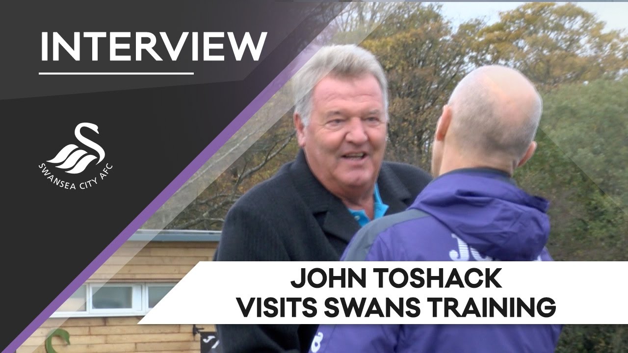 Swans TV - John Toshack visits training